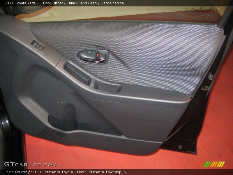 Black Sand Pearl / Dark Charcoal 2011 Toyota Yaris S 5 Door Liftback