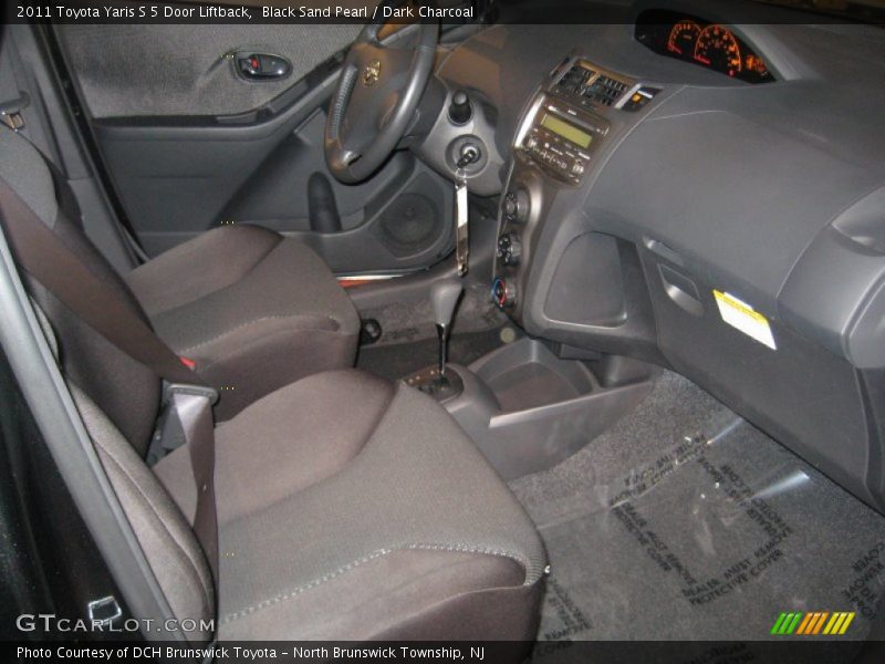 Black Sand Pearl / Dark Charcoal 2011 Toyota Yaris S 5 Door Liftback