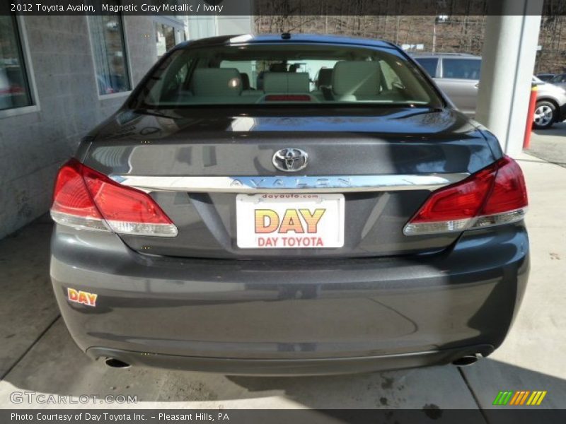 Magnetic Gray Metallic / Ivory 2012 Toyota Avalon