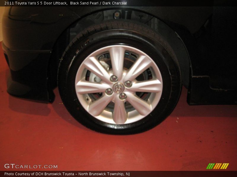 Black Sand Pearl / Dark Charcoal 2011 Toyota Yaris S 5 Door Liftback