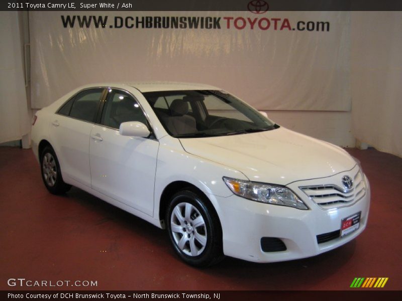 Super White / Ash 2011 Toyota Camry LE