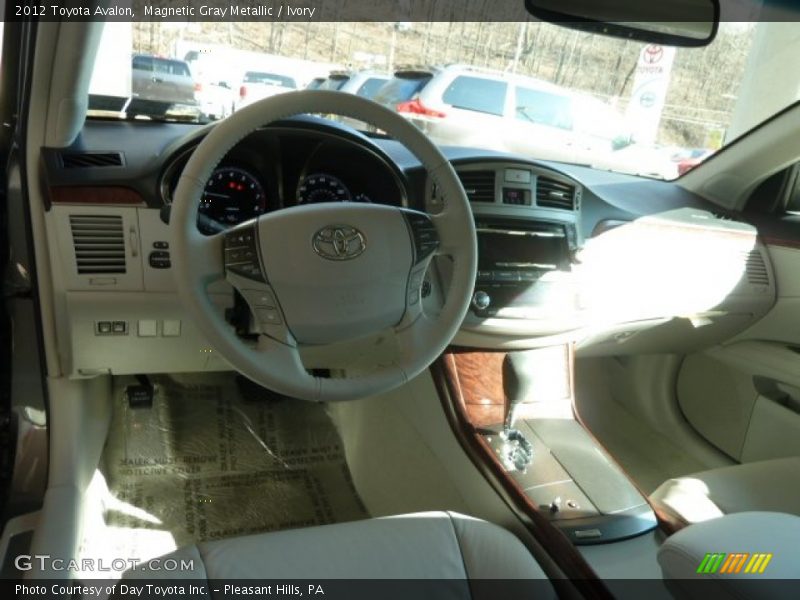 Magnetic Gray Metallic / Ivory 2012 Toyota Avalon
