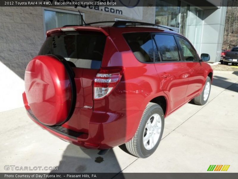 Barcelona Red Metallic / Sand Beige 2012 Toyota RAV4 I4 4WD