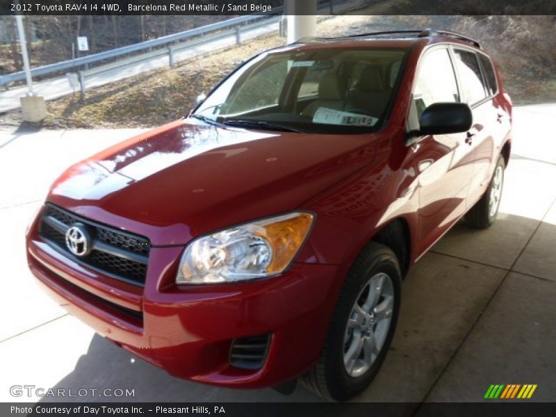Barcelona Red Metallic / Sand Beige 2012 Toyota RAV4 I4 4WD