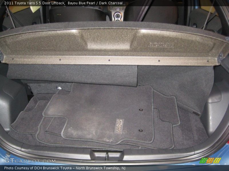Bayou Blue Pearl / Dark Charcoal 2011 Toyota Yaris S 5 Door Liftback