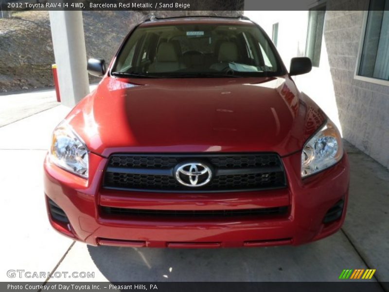 Barcelona Red Metallic / Sand Beige 2012 Toyota RAV4 I4 4WD