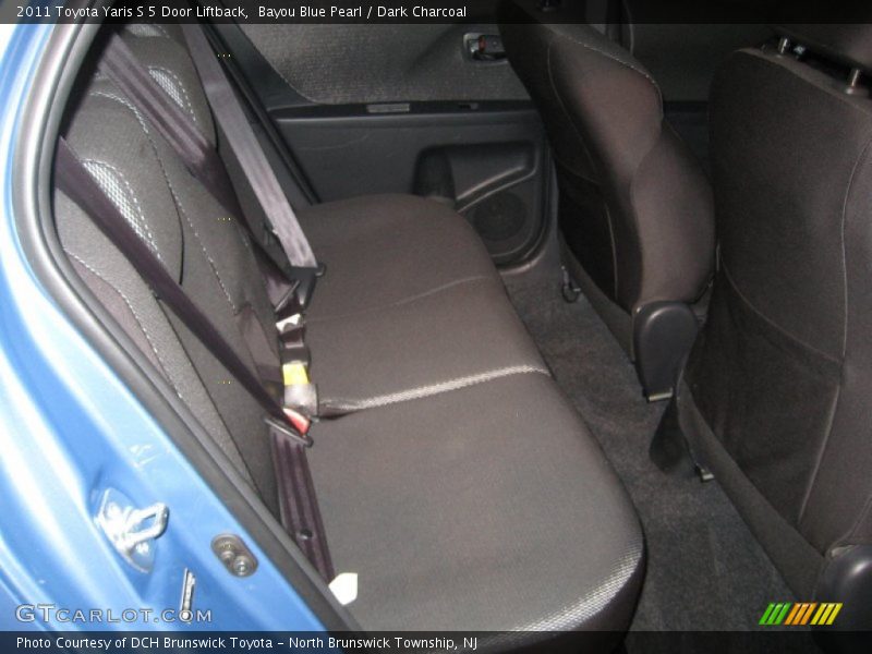 Bayou Blue Pearl / Dark Charcoal 2011 Toyota Yaris S 5 Door Liftback