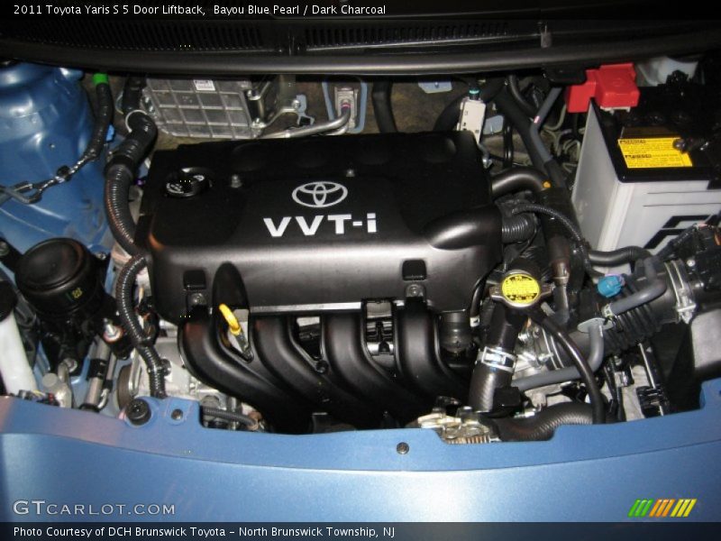 Bayou Blue Pearl / Dark Charcoal 2011 Toyota Yaris S 5 Door Liftback
