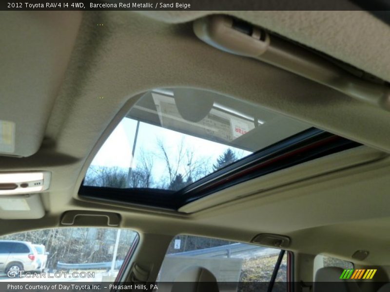 Barcelona Red Metallic / Sand Beige 2012 Toyota RAV4 I4 4WD