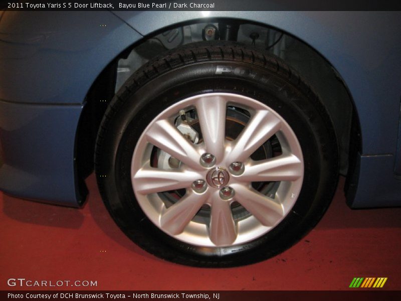 Bayou Blue Pearl / Dark Charcoal 2011 Toyota Yaris S 5 Door Liftback