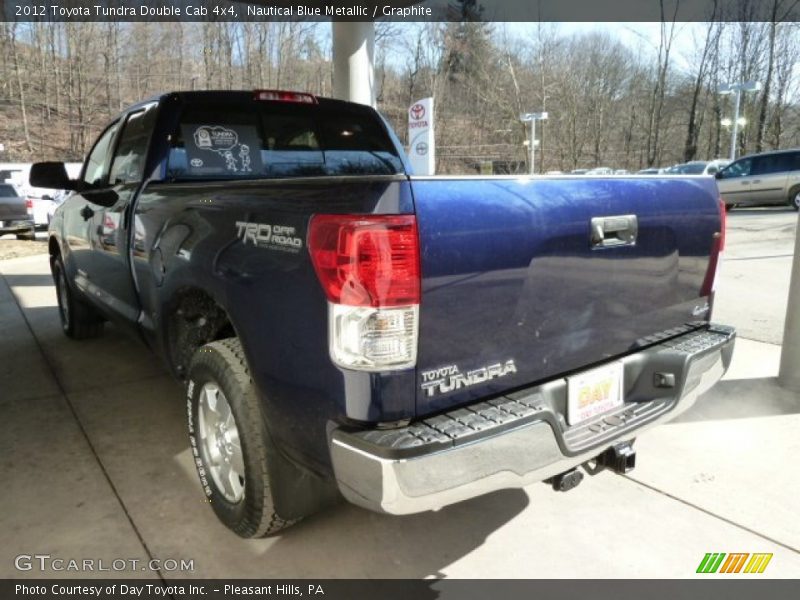 Nautical Blue Metallic / Graphite 2012 Toyota Tundra Double Cab 4x4