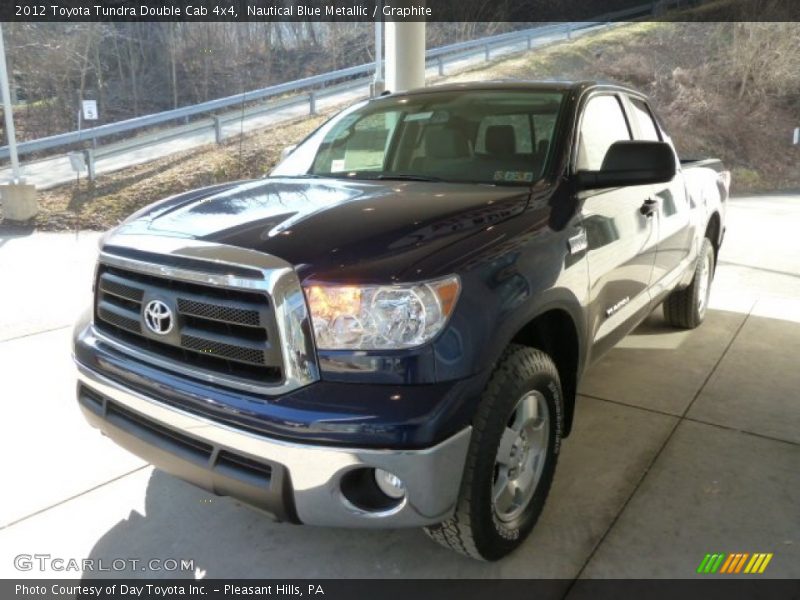 Nautical Blue Metallic / Graphite 2012 Toyota Tundra Double Cab 4x4