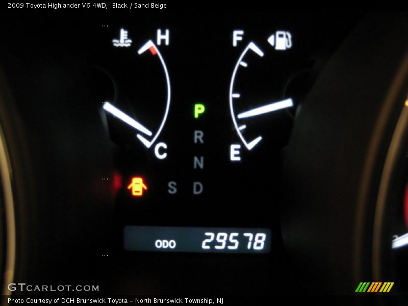 Black / Sand Beige 2009 Toyota Highlander V6 4WD