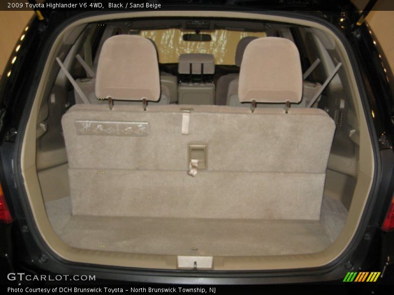 Black / Sand Beige 2009 Toyota Highlander V6 4WD