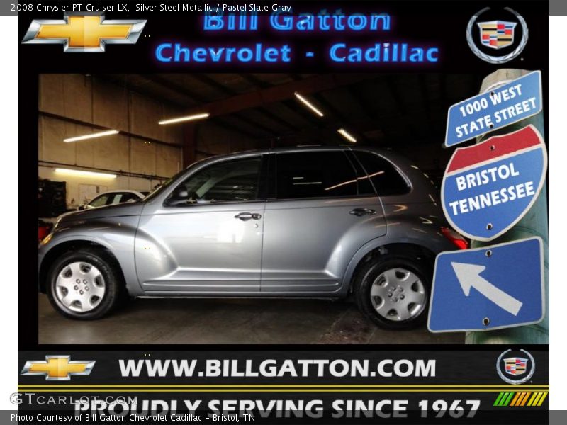 Silver Steel Metallic / Pastel Slate Gray 2008 Chrysler PT Cruiser LX
