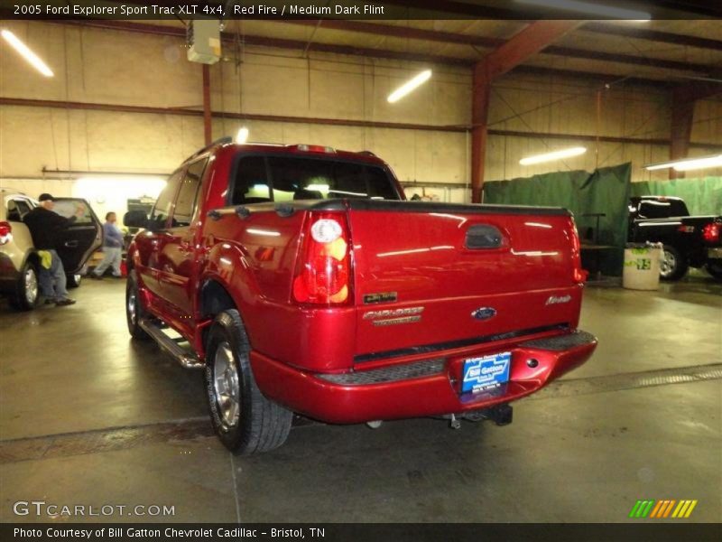 Red Fire / Medium Dark Flint 2005 Ford Explorer Sport Trac XLT 4x4
