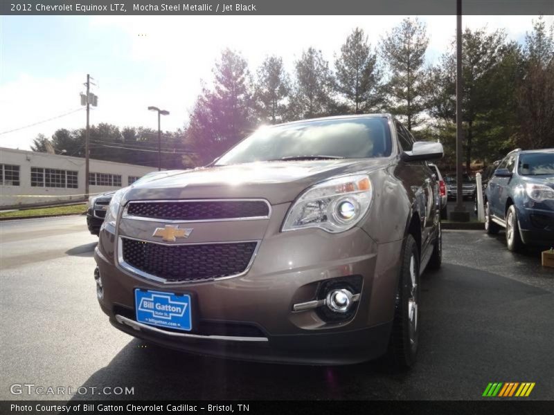 Mocha Steel Metallic / Jet Black 2012 Chevrolet Equinox LTZ
