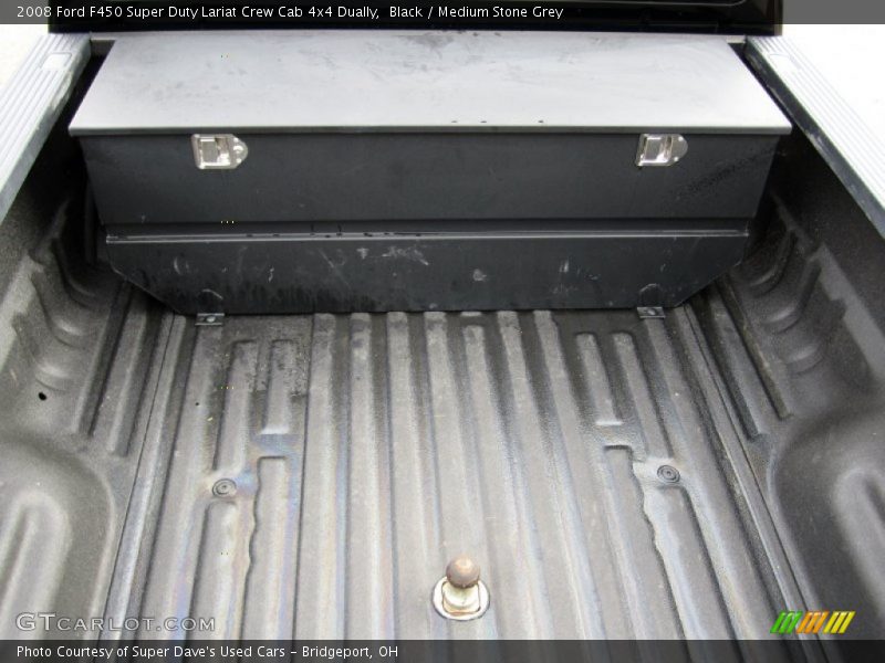 Black / Medium Stone Grey 2008 Ford F450 Super Duty Lariat Crew Cab 4x4 Dually