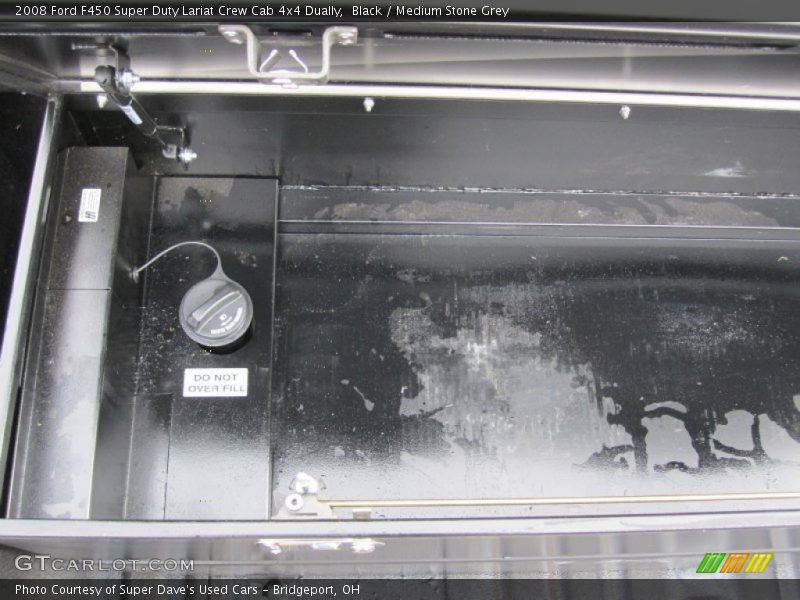 Black / Medium Stone Grey 2008 Ford F450 Super Duty Lariat Crew Cab 4x4 Dually