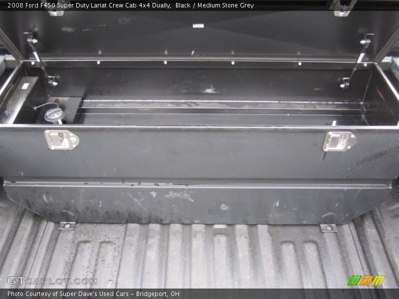 Black / Medium Stone Grey 2008 Ford F450 Super Duty Lariat Crew Cab 4x4 Dually