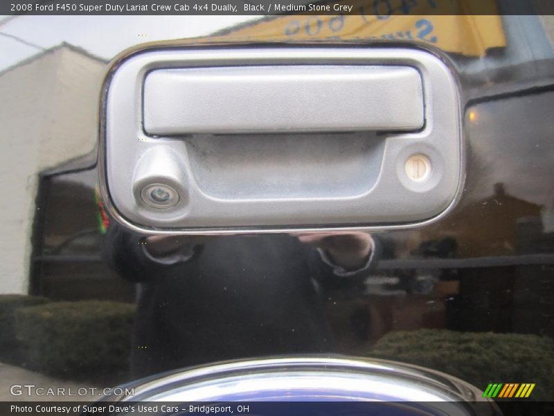 Black / Medium Stone Grey 2008 Ford F450 Super Duty Lariat Crew Cab 4x4 Dually