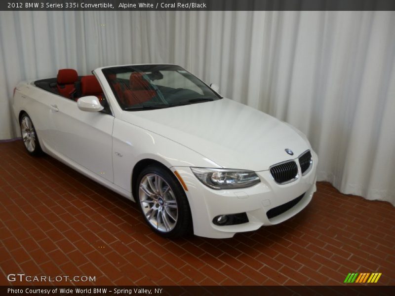 Alpine White / Coral Red/Black 2012 BMW 3 Series 335i Convertible