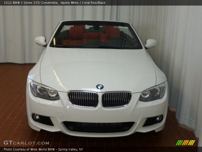 Alpine White / Coral Red/Black 2012 BMW 3 Series 335i Convertible