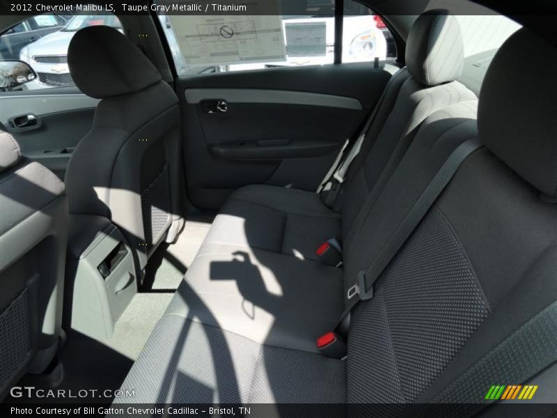 Taupe Gray Metallic / Titanium 2012 Chevrolet Malibu LS