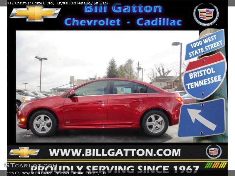 Crystal Red Metallic / Jet Black 2012 Chevrolet Cruze LT/RS