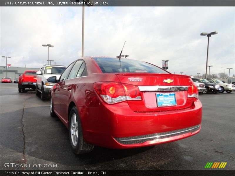 Crystal Red Metallic / Jet Black 2012 Chevrolet Cruze LT/RS