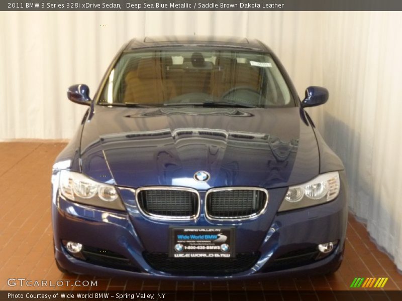 Deep Sea Blue Metallic / Saddle Brown Dakota Leather 2011 BMW 3 Series 328i xDrive Sedan