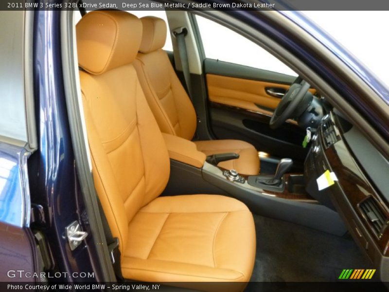Deep Sea Blue Metallic / Saddle Brown Dakota Leather 2011 BMW 3 Series 328i xDrive Sedan