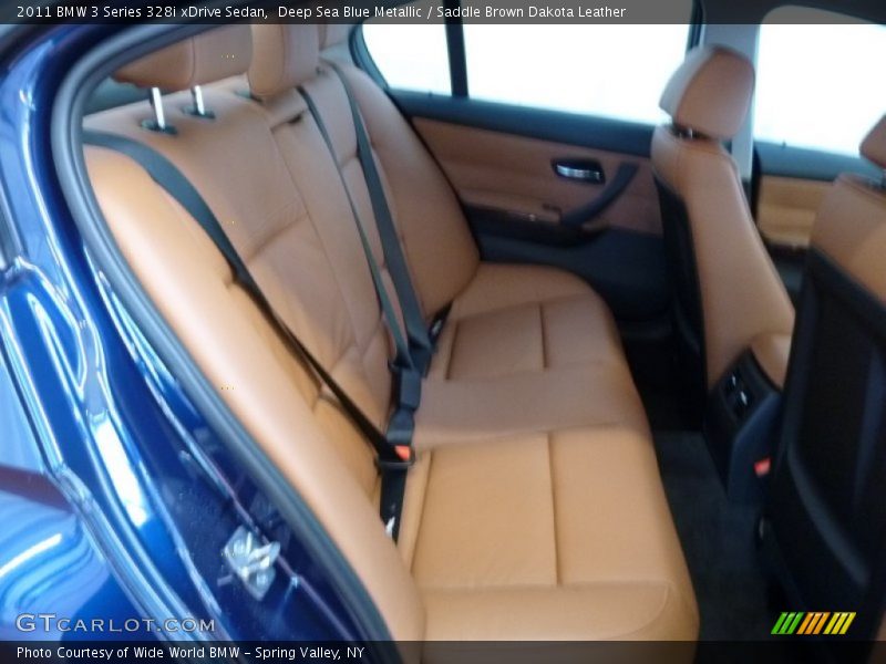 Deep Sea Blue Metallic / Saddle Brown Dakota Leather 2011 BMW 3 Series 328i xDrive Sedan