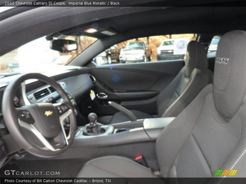 Imperial Blue Metallic / Black 2012 Chevrolet Camaro SS Coupe