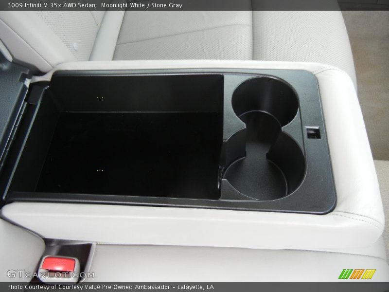 Moonlight White / Stone Gray 2009 Infiniti M 35x AWD Sedan