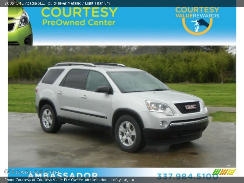 Quicksilver Metallic / Light Titanium 2009 GMC Acadia SLE