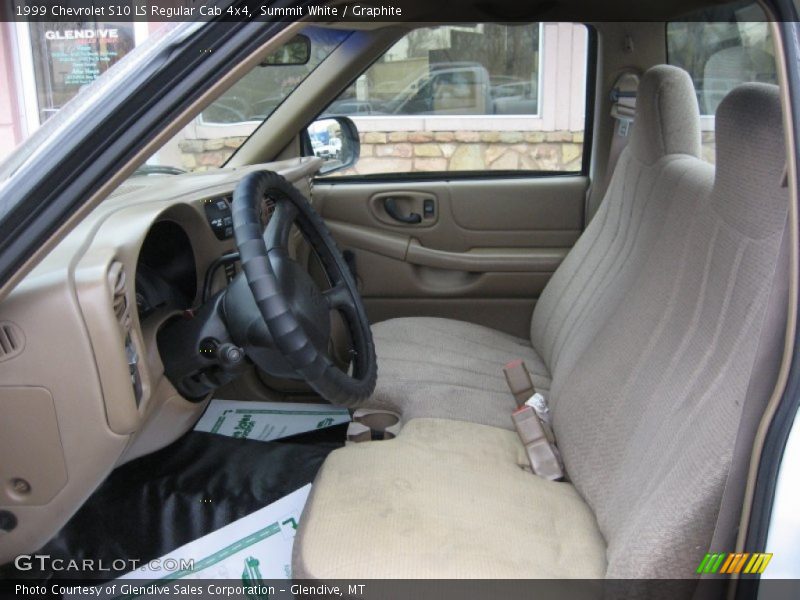 Summit White / Graphite 1999 Chevrolet S10 LS Regular Cab 4x4