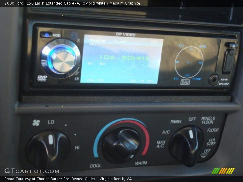 Oxford White / Medium Graphite 2000 Ford F150 Lariat Extended Cab 4x4