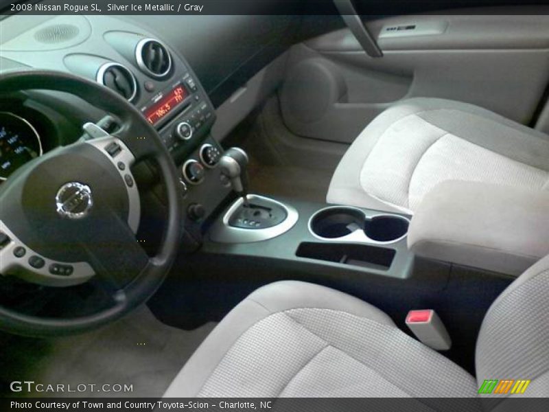 Silver Ice Metallic / Gray 2008 Nissan Rogue SL