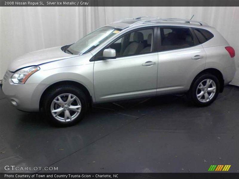 Silver Ice Metallic / Gray 2008 Nissan Rogue SL