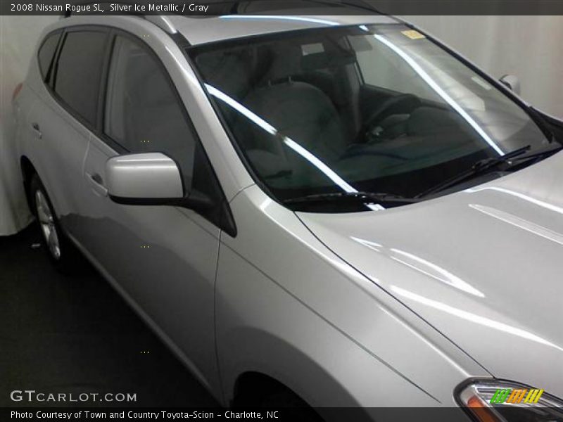 Silver Ice Metallic / Gray 2008 Nissan Rogue SL