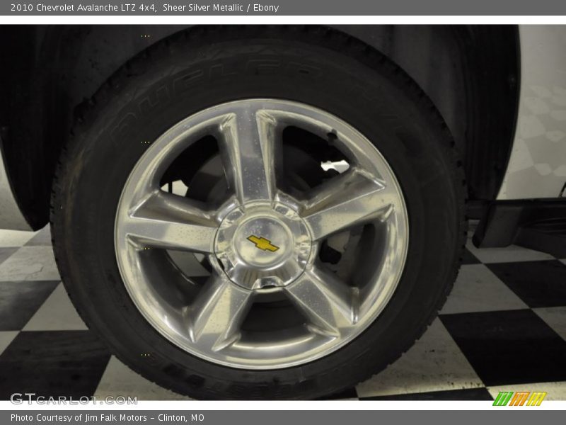 Sheer Silver Metallic / Ebony 2010 Chevrolet Avalanche LTZ 4x4