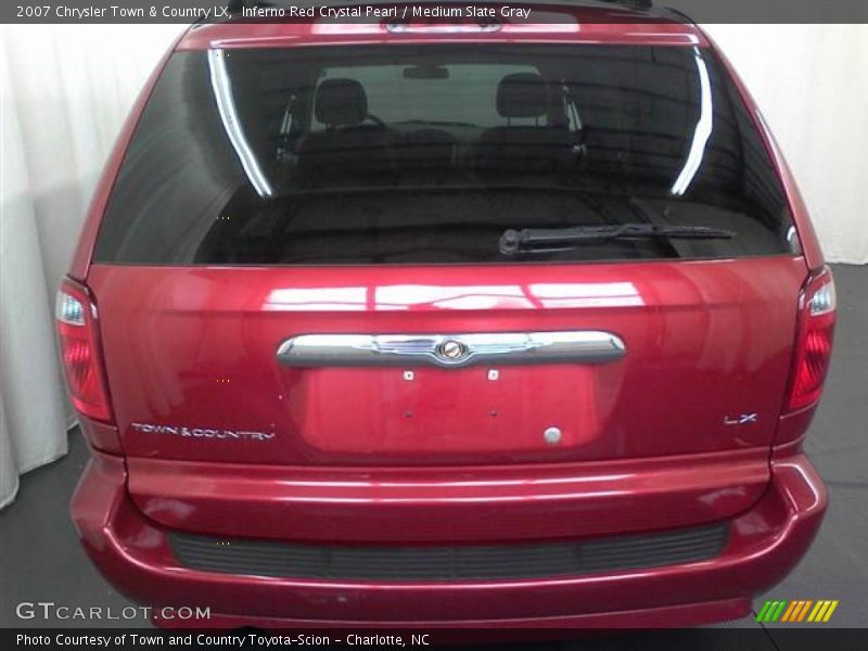 Inferno Red Crystal Pearl / Medium Slate Gray 2007 Chrysler Town & Country LX