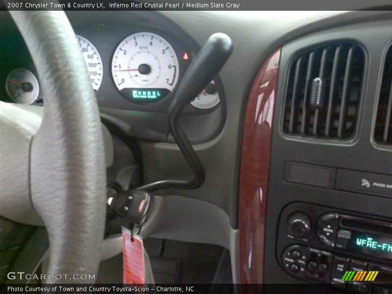 Inferno Red Crystal Pearl / Medium Slate Gray 2007 Chrysler Town & Country LX