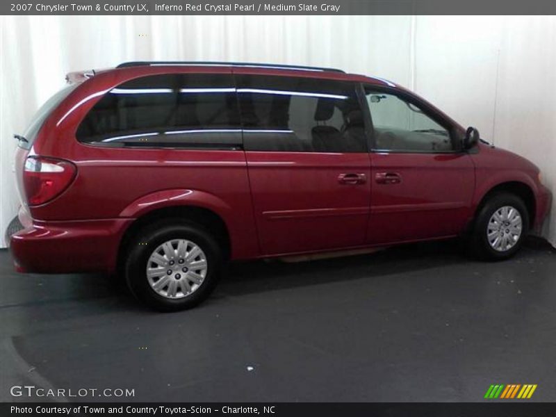 Inferno Red Crystal Pearl / Medium Slate Gray 2007 Chrysler Town & Country LX