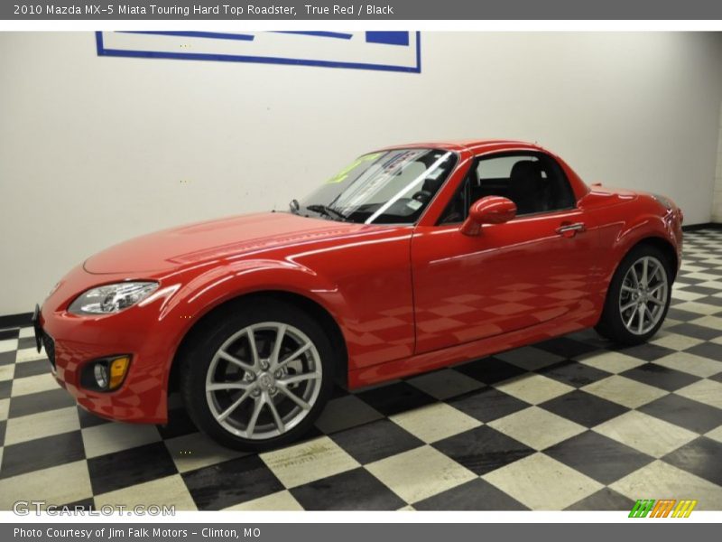 True Red / Black 2010 Mazda MX-5 Miata Touring Hard Top Roadster