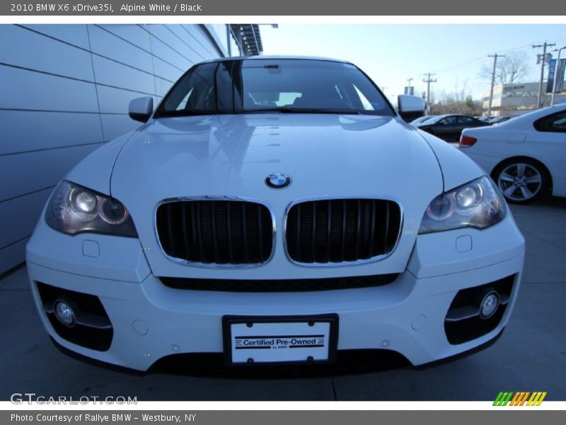 Alpine White / Black 2010 BMW X6 xDrive35i