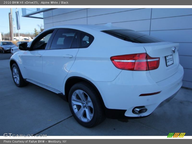 Alpine White / Black 2010 BMW X6 xDrive35i