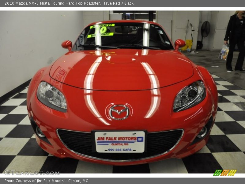 True Red / Black 2010 Mazda MX-5 Miata Touring Hard Top Roadster