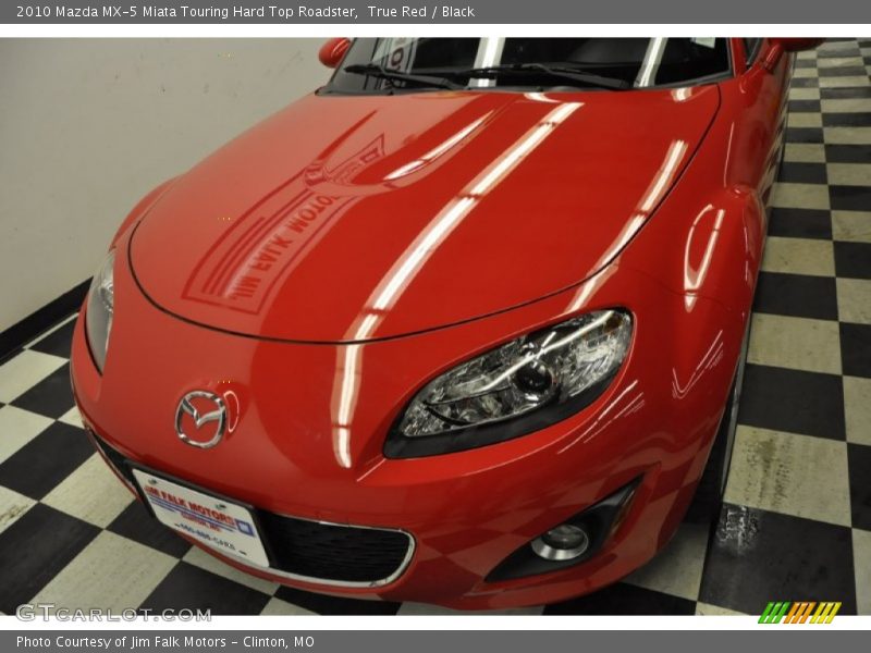 True Red / Black 2010 Mazda MX-5 Miata Touring Hard Top Roadster